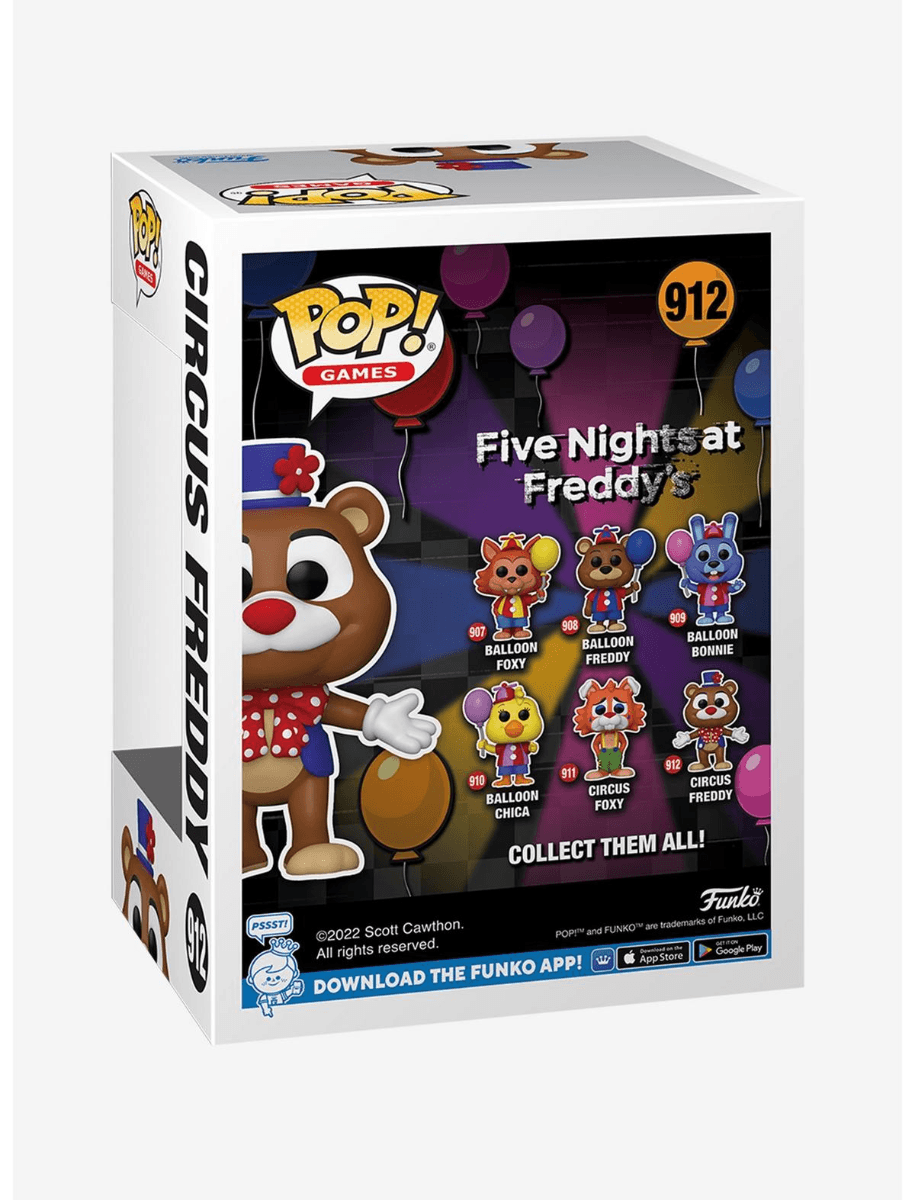 FUN67630 Five Nights at Freddy's - Circus Freddy Pop! Vinyl - Funko - Titan Pop Culture