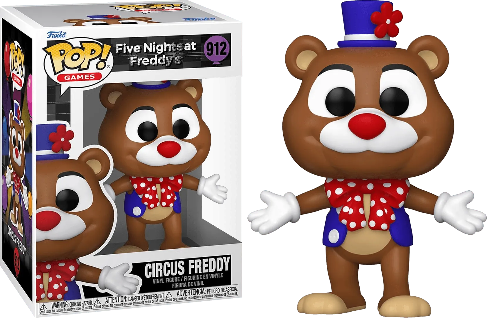 FUN67630 Five Nights at Freddy's - Circus Freddy Pop! Vinyl - Funko - Titan Pop Culture