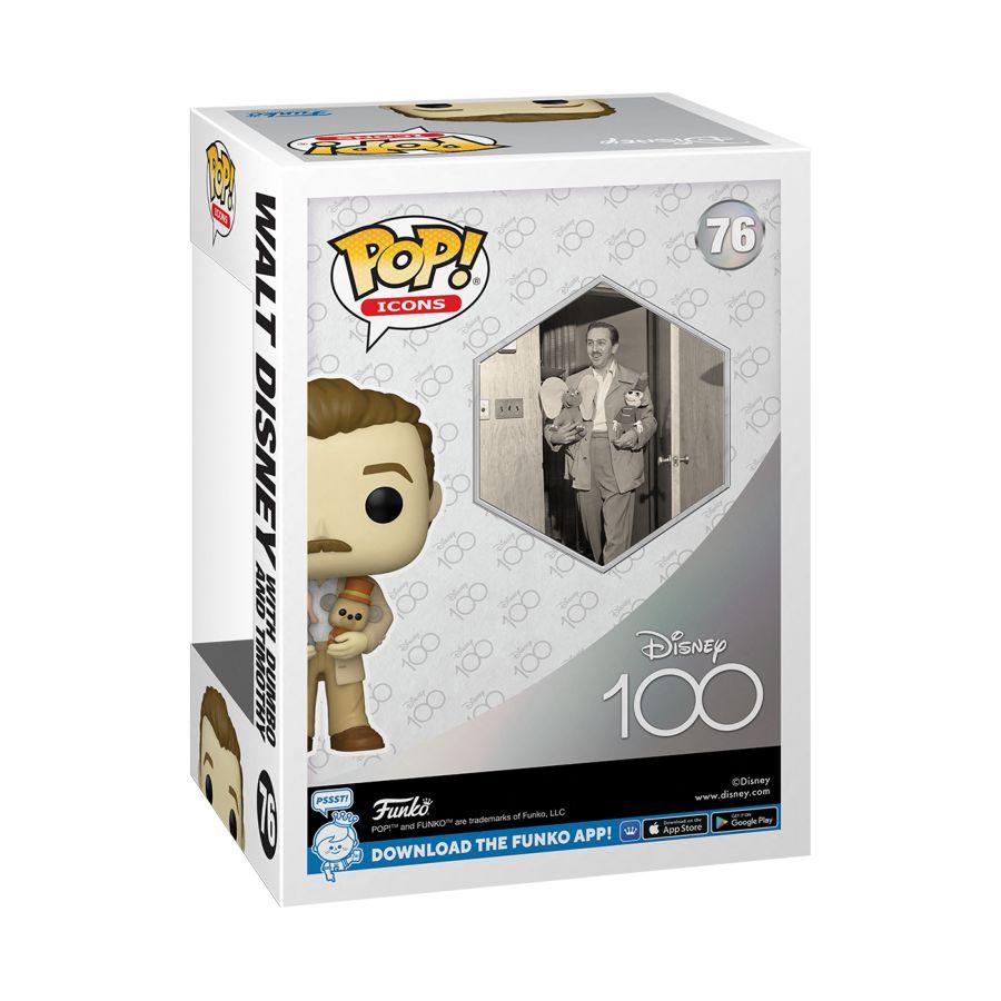 FUN67996 Disney 100th - Walt Disney with Dumbo & Timothy Pop! Vinyl - Funko - Titan Pop Culture