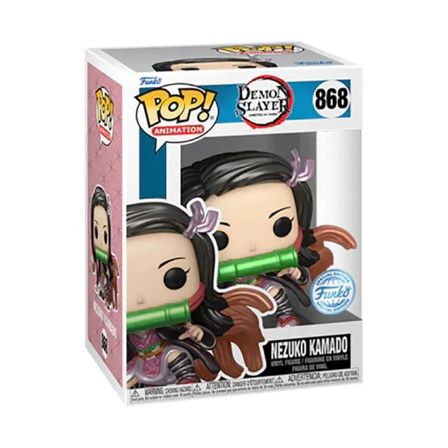 FUN68233 Demon Slayer - Nezuko Kamado Metallic US Exclusive Pop! Vinyl [RS] - Funko - Titan Pop Culture