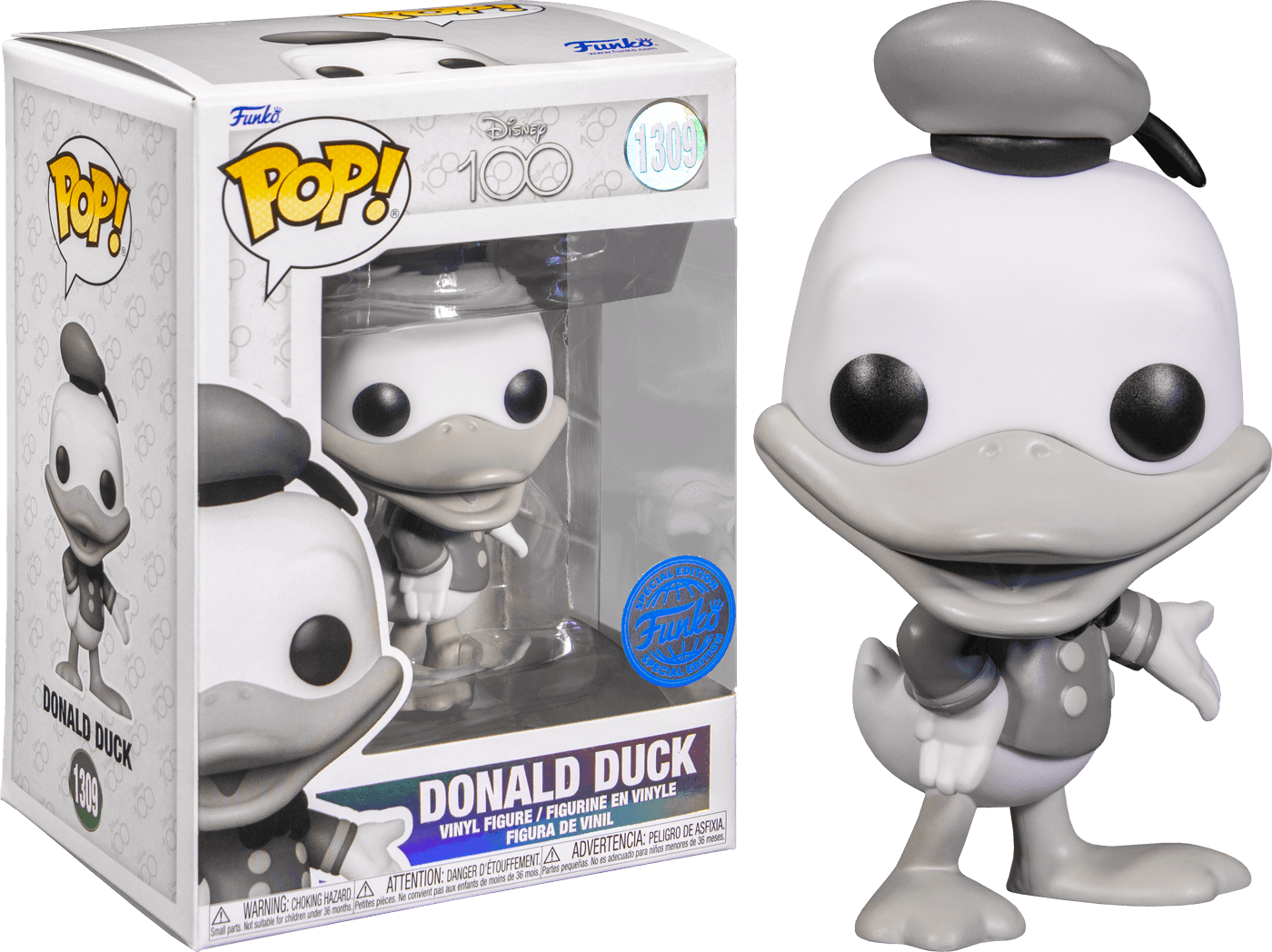 FUN68235 Disney 100th - Donald Duck (Vintage) US Exclusive Pop! Vinyl [RS] - Funko - Titan Pop Culture