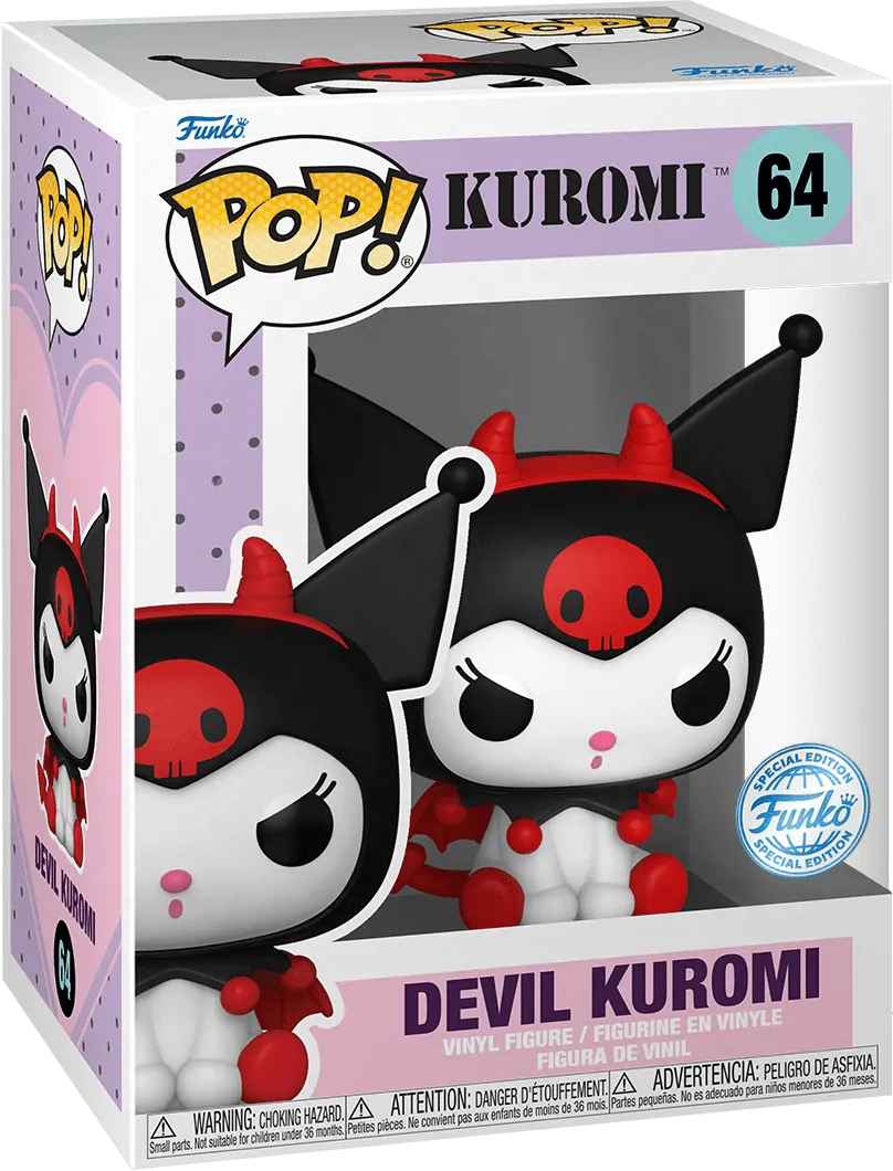 FUN68277 Hello Kitty - Devil Kuromi US Exclusive Pop! Vinyl [RS] - Funko TBA - Titan Pop Culture