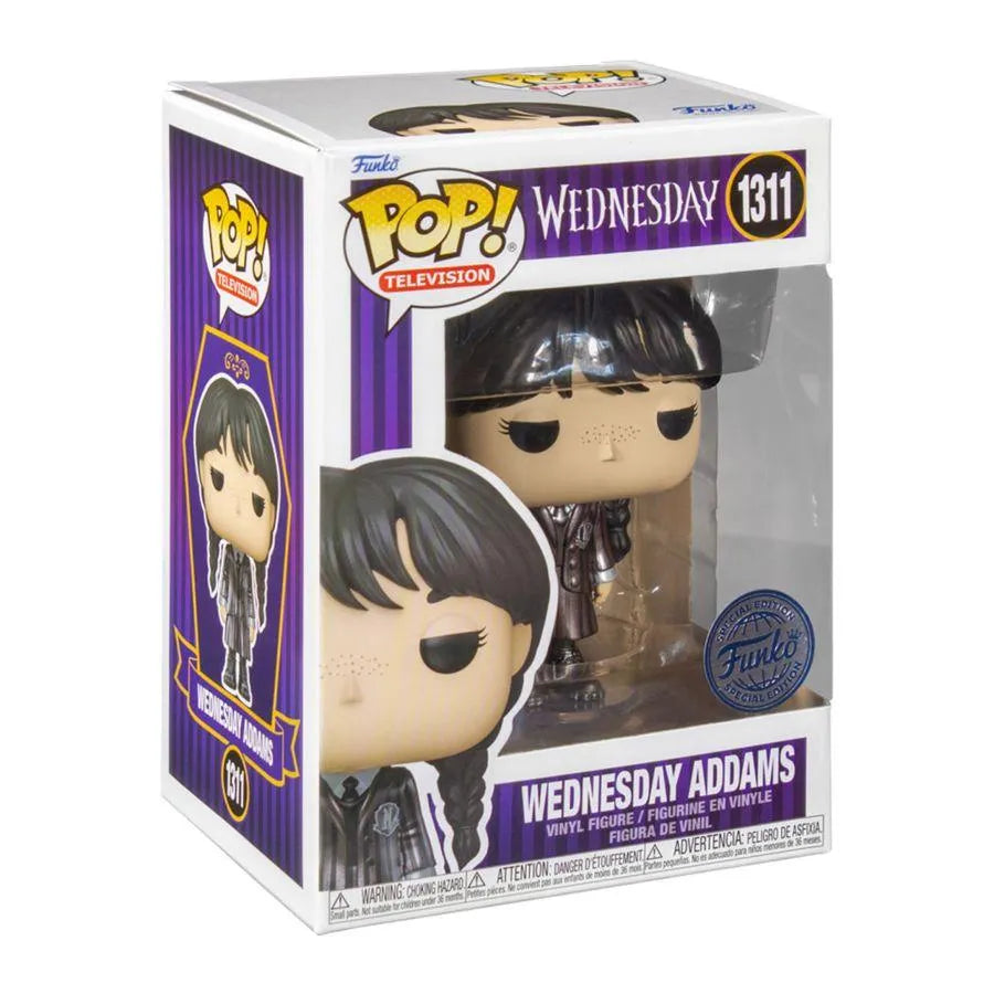 FUN68293 Wednesday (TV) - Wednesday Addams Metallic US Exclusive Pop! Vinyl [RS] - Funko - Titan Pop Culture