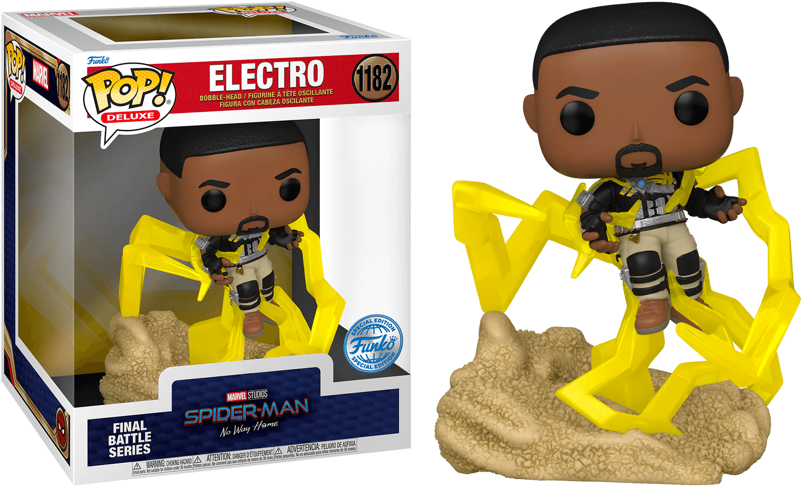 FUN68384 Spider-Man: No Way Home - Electro Build-A-Scene US Exclusive Pop! Deluxe [RS] - Funko - Titan Pop Culture