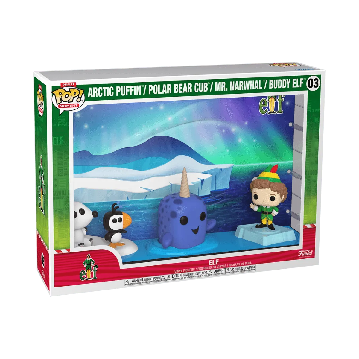 FUN68419 Elf - Narwhal Scene US Exclusive Pop! Moment Deluxe [RS] - Funko - Titan Pop Culture