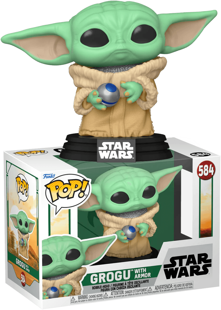 FUN68650 Star Wars: Book of Boba Fett - Grogu with Armor Pop! Vinyl - Funko - Titan Pop Culture