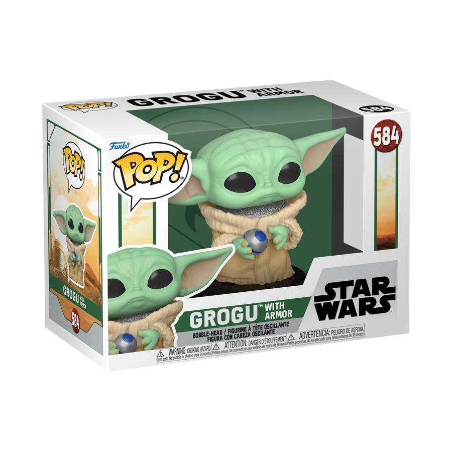 FUN68650 Star Wars: Book of Boba Fett - Grogu with Armor Pop! Vinyl - Funko - Titan Pop Culture