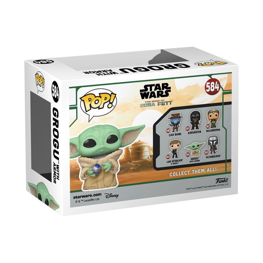 FUN68650 Star Wars: Book of Boba Fett - Grogu with Armor Pop! Vinyl - Funko - Titan Pop Culture