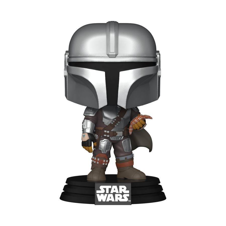 FUN68654 Star Wars: Book of Boba Fett - Mandalorian with Pouch Pop! Vinyl - Funko - Titan Pop Culture