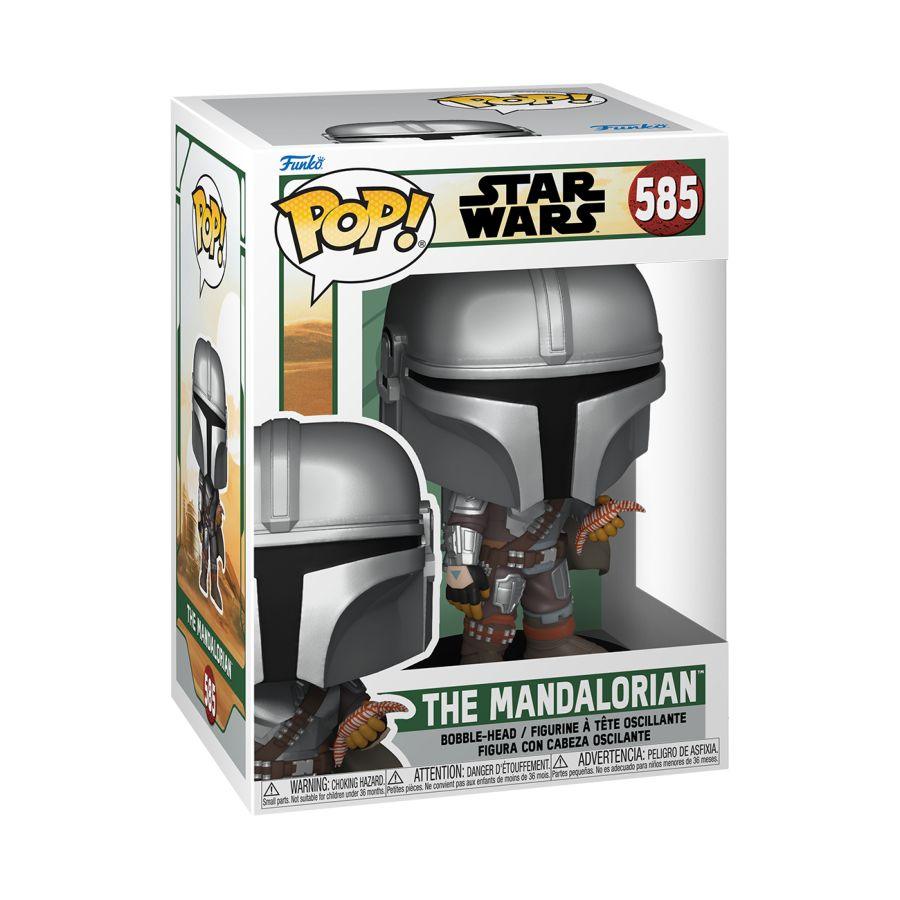 FUN68654 Star Wars: Book of Boba Fett - Mandalorian with Pouch Pop! Vinyl - Funko - Titan Pop Culture