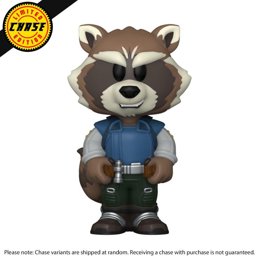 FUN68822 Guardians of the Galaxy 3 - Rocket (with chase) Vinyl Soda - Funko - Titan Pop Culture