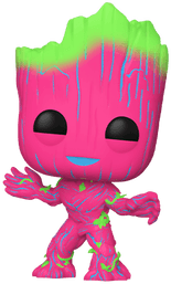 FUN69111 Guardians of the Galaxy: Volume 2 - US Exclusive Blacklight Pop! 4-Pack [RS] - Funko - Titan Pop Culture