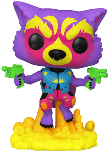 FUN69111 Guardians of the Galaxy: Volume 2 - US Exclusive Blacklight Pop! 4-Pack [RS] - Funko - Titan Pop Culture