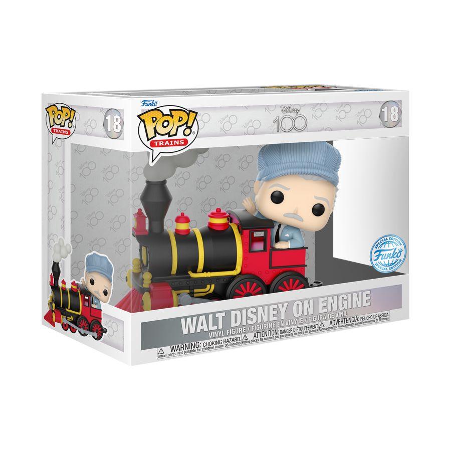 FUN69247 Disney 100th - Walt Disney on Engine US Exclusive Pop! Train [RS] - Funko - Titan Pop Culture