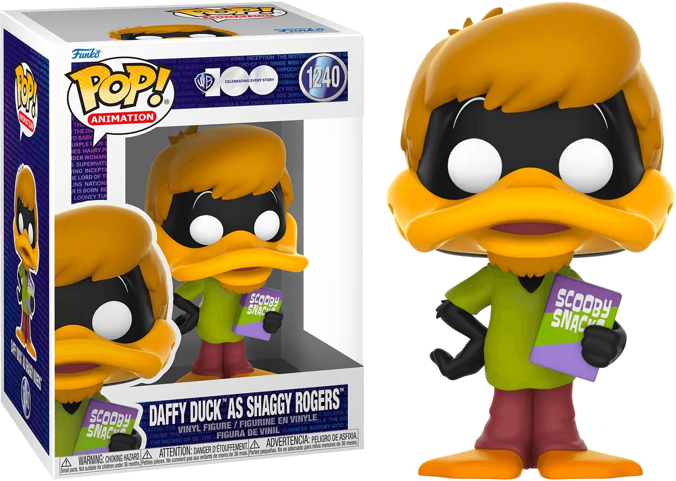 FUN69425 Looney Tunes - Daffy Duck as Shaggy (WB 100th) Pop! Vinyl - Funko - Titan Pop Culture