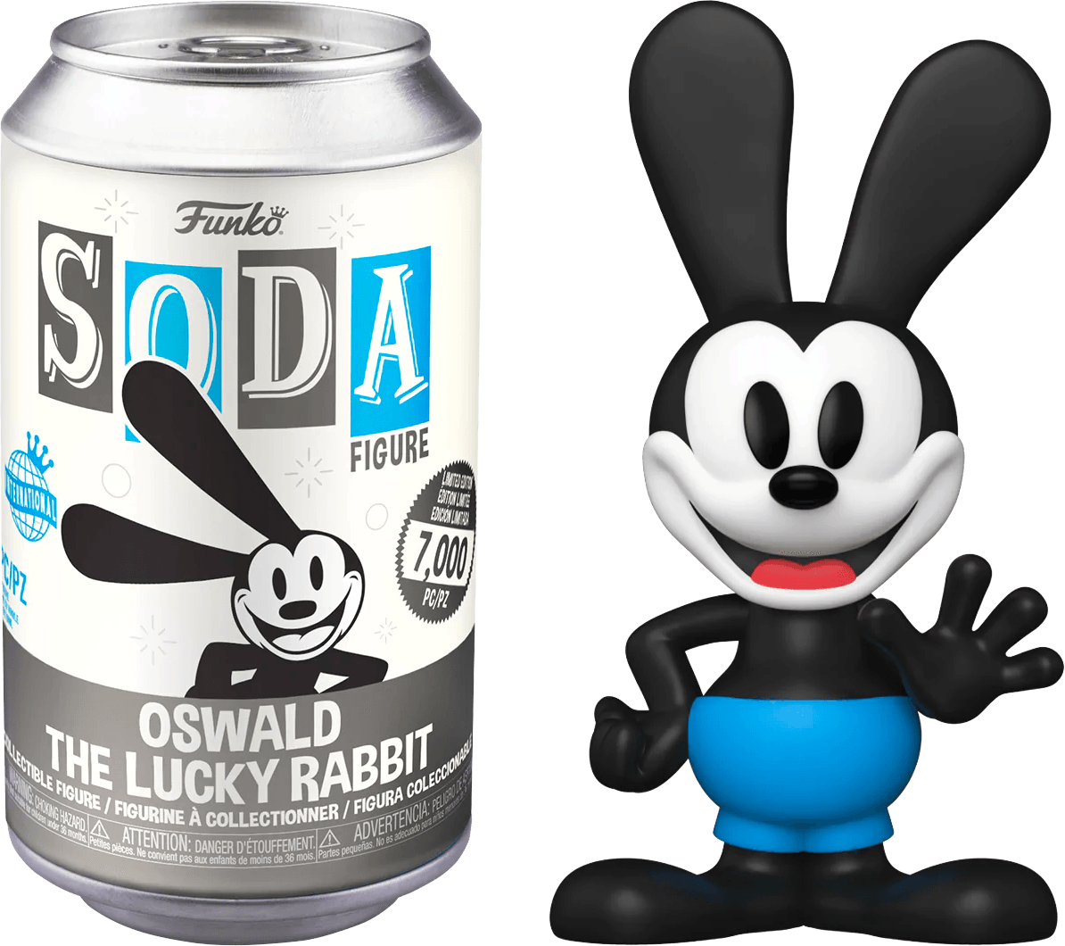 FUN70543 Disney - Oswald the Lucky Rabbit (with chase) Vinyl Soda - Funko - Titan Pop Culture