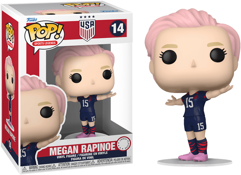 FUN70581 USWNT - Megan Rapinoe Pop! Vinyl - Funko - Titan Pop Culture