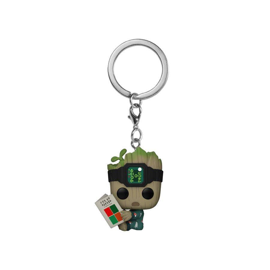 FUN70647 I Am Groot (TV) - Groot PJs w/book Pop! Keychain - Funko TBA - Titan Pop Culture