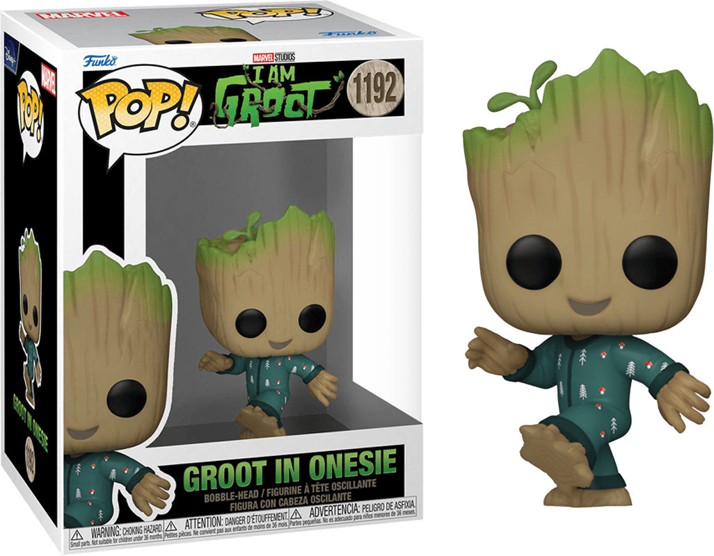 FUN70650 I Am Groot (TV) - Groot PJs (Dancing) Pop! Vinyl - Funko - Titan Pop Culture