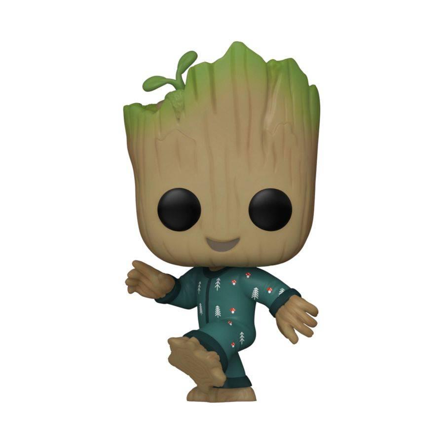 FUN70650 I Am Groot (TV) - Groot PJs (Dancing) Pop! Vinyl - Funko - Titan Pop Culture