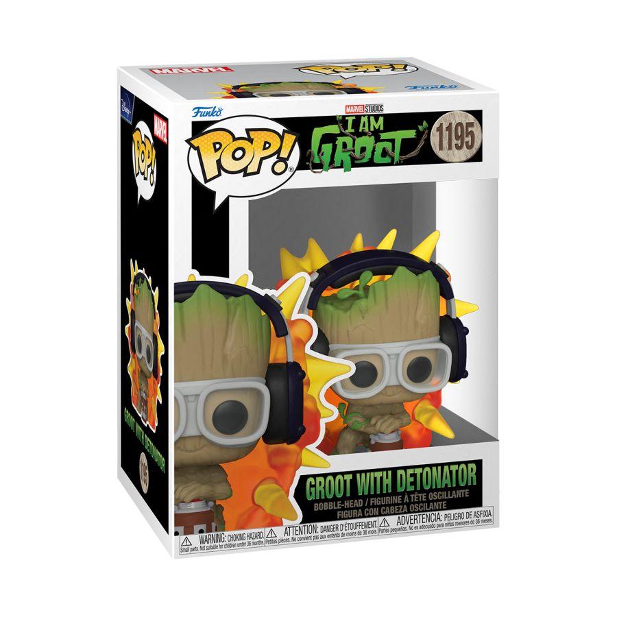 FUN70653 I Am Groot (TV) - Groot w/detonator Pop! Vinyl - Funko - Titan Pop Culture