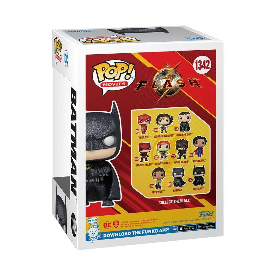 FUN71195 The Flash (2023) - Batman US Exclusive Diamond Glitter Pop! Vinyl [RS] - Funko - Titan Pop Culture