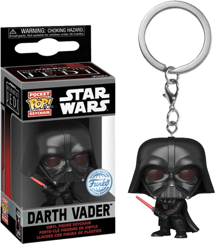 FUN71237 Star Wars: Return of the Jedi 40th Anniversary -Darth Vader US Exclusive Pop! Keychain [RS] - Funko - Titan Pop Culture