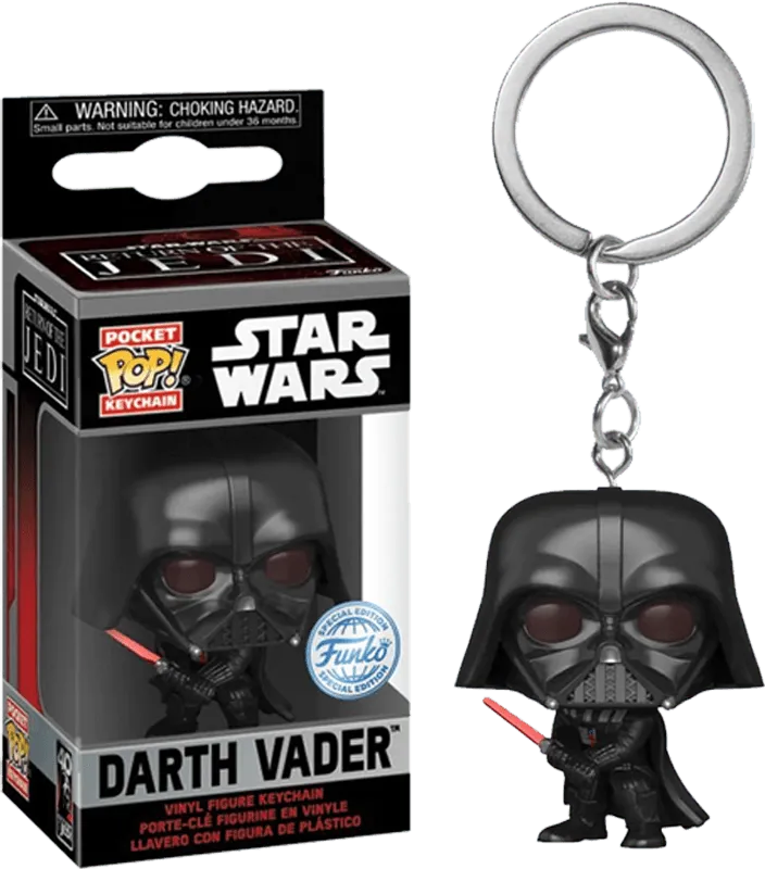 FUN71237 Star Wars: Return of the Jedi 40th Anniversary -Darth Vader US Exclusive Pop! Keychain [RS] - Funko - Titan Pop Culture