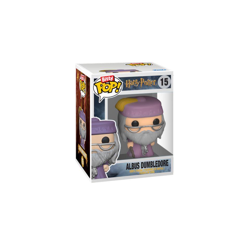 FUN71317 Harry Potter - Dumbledore, Headless Nick & McGonagall Bitty Pop! 4-Pack - Funko TBA - Titan Pop Culture