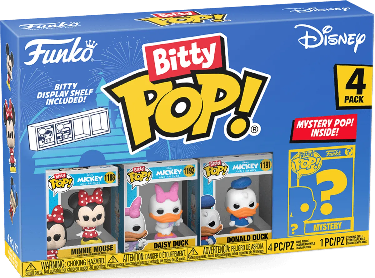 FUN71320 Disney - Minnie & Friends Bitty Pop! 4-Pack - Funko - Titan Pop Culture