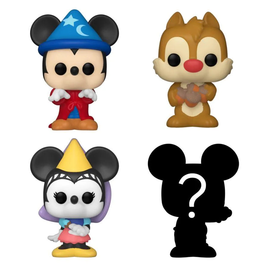 FUN71321 Disney - Sorcerer Mickey & Friends Bitty Pop! 4-Pack - Funko - Titan Pop Culture