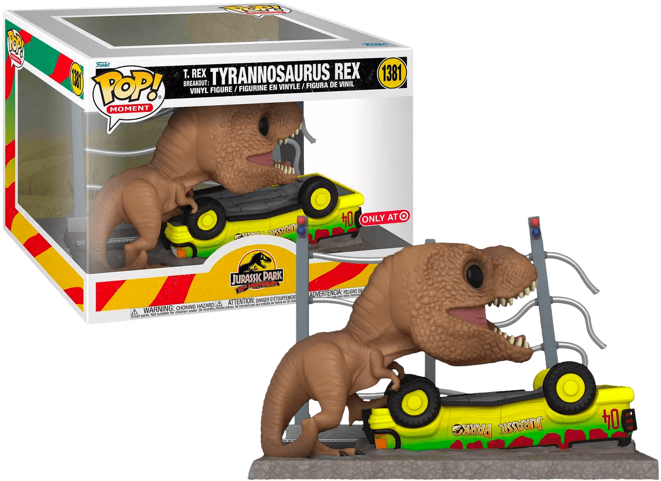 FUN71332 Jurassic Park - T-Rex Breakout: T-Rex Pop! Moment [RS] - Funko - Titan Pop Culture