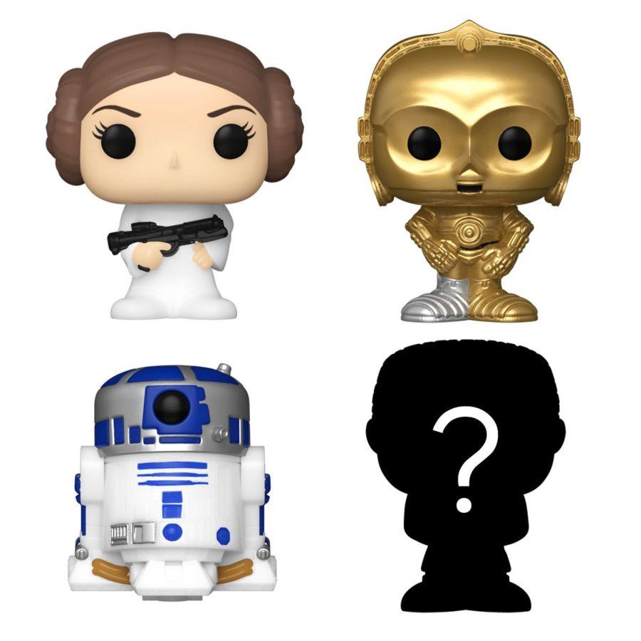 FUN71512 Star Wars - Princess Leia Bitty Pop! 4-Pack - Funko TBA - Titan Pop Culture