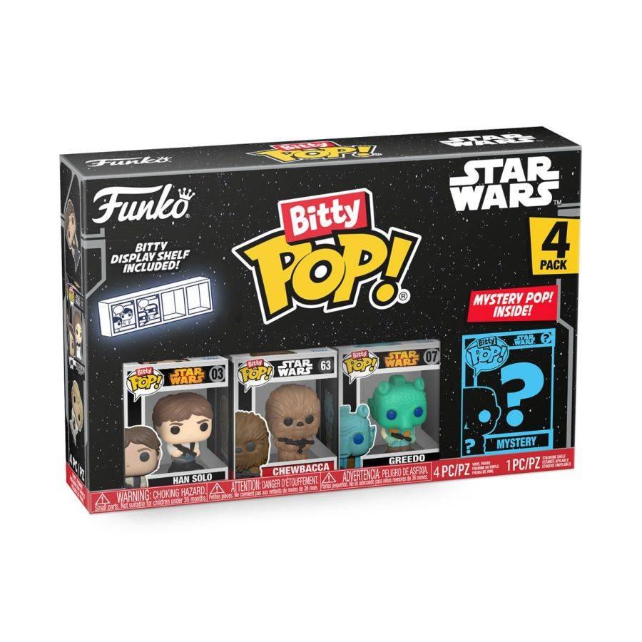 FUN71513 Star Wars - Han Solo Bitty Pop! 4-Pack - Funko - Titan Pop Culture