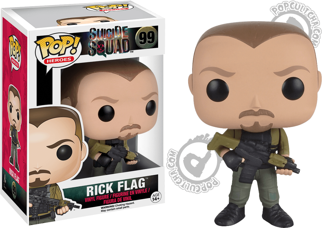 FUN8404 Suicide Squad - Rick Flagg Pop! Vinyl - Funko - Titan Pop Culture