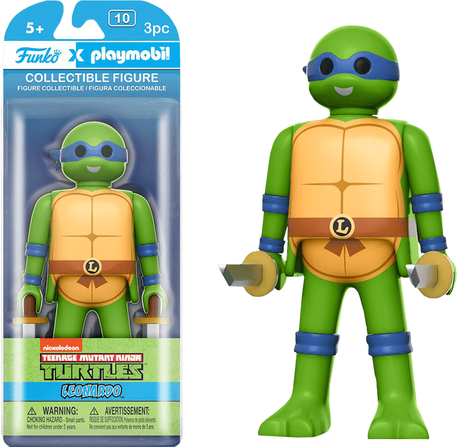 FUN8407 Teenage Mutant Ninja Turtles - Leonardo Playmobil - Funko - Titan Pop Culture