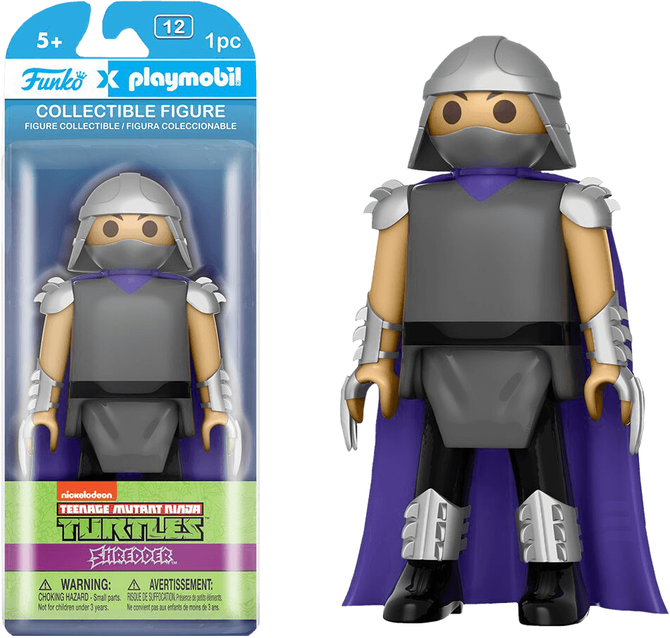 FUN8468 Teenage Mutant Ninja Turtles - Shredder Playmobil - Funko - Titan Pop Culture