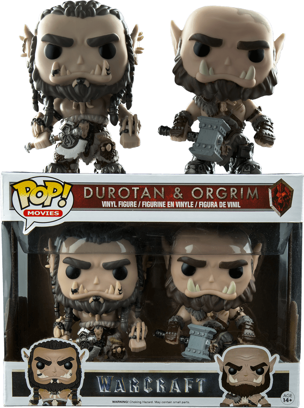 FUN9315 Warcraft Movie - Durotan & Orgrim US Exclusive Pop! Vinyl 2 Pack - Funko - Titan Pop Culture