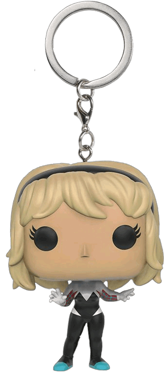 FUN9695 Spider-Man - Spider-Gwen Unhooded US Exclusive Pocket Pop! Keychain - Funko - Titan Pop Culture