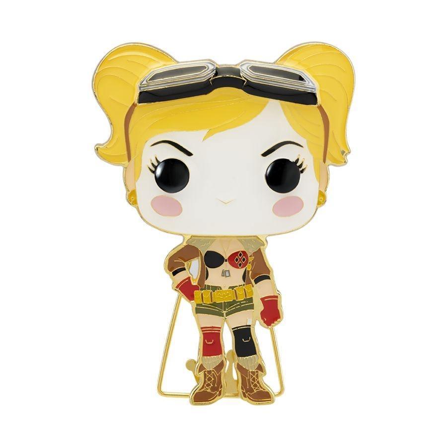 FUNDCCPP0012 DC Bombshells - Harley Quinn 4" Pop! Enamel Pin - Funko - Titan Pop Culture