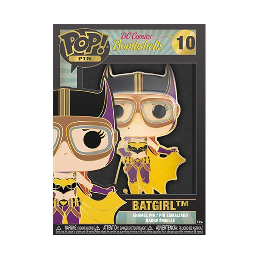 FUNDCCPP0013 DC Bombshells - Batgirl 4" Pop! Enamel Pin - Funko - Titan Pop Culture