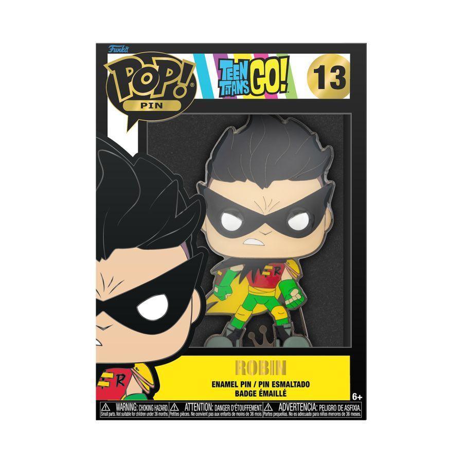 FUNDCCPP0022 Teen Titans Go! - Robin tNBtS 4" Pop! Enamel Pin - Funko - Titan Pop Culture