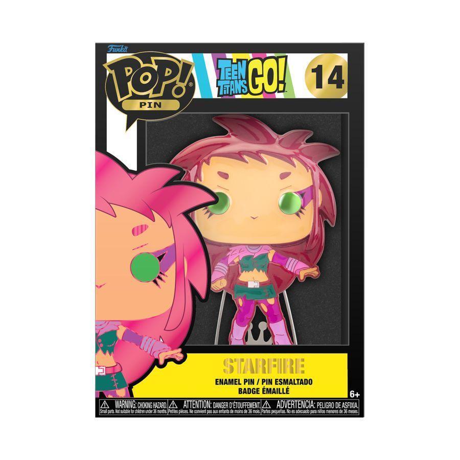 FUNDCCPP0023 Teen Titans Go! - Starfire tNBtS4" Pop! Enamel Pin - Funko - Titan Pop Culture