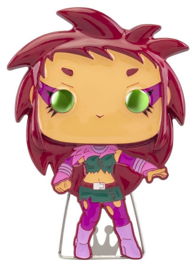 FUNDCCPP0023 Teen Titans Go! - Starfire tNBtS4" Pop! Enamel Pin - Funko - Titan Pop Culture