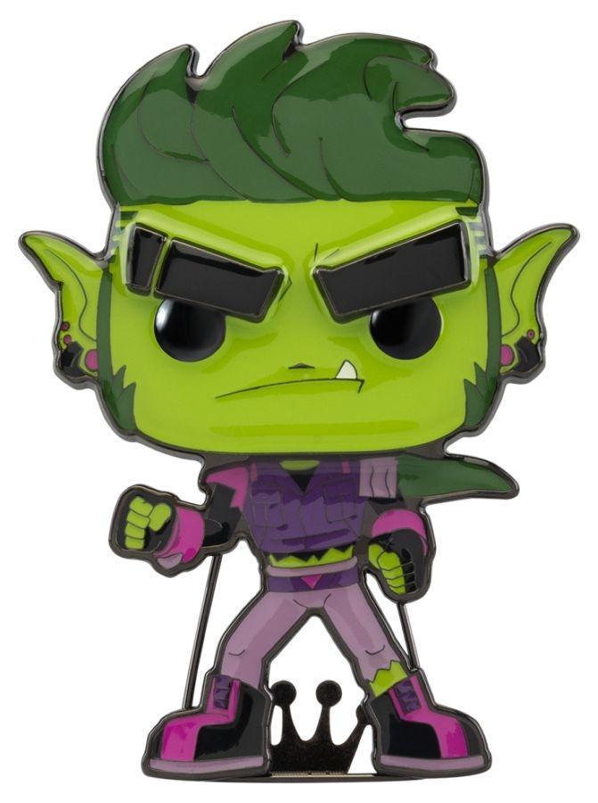 FUNDCCPP0024 Teen Titans Go! - Beastboy tNBtS4" Pop! Enamel Pin - Funko - Titan Pop Culture