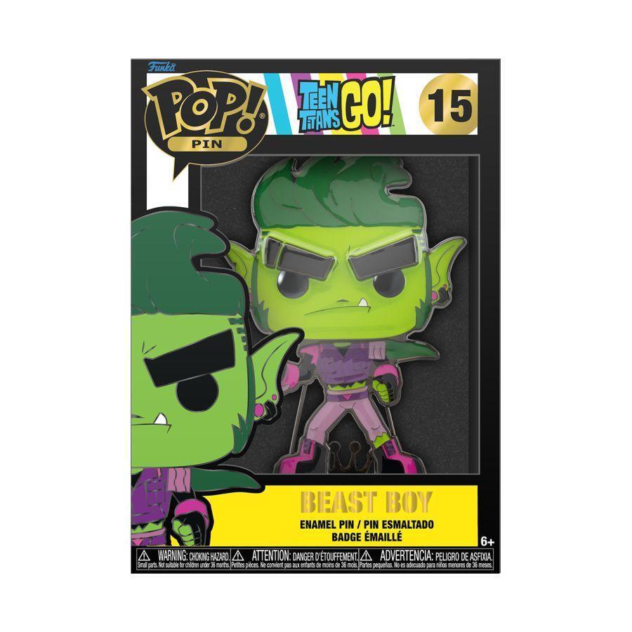 FUNDCCPP0024 Teen Titans Go! - Beastboy tNBtS4" Pop! Enamel Pin - Funko - Titan Pop Culture