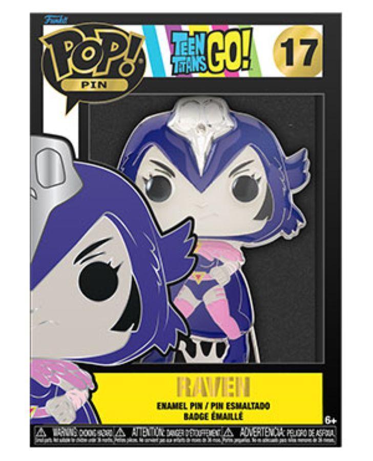 FUNDCCPP0026 Teen Titans Go! - Raven tNBtS 4" Pop! Enamel Pin - Funko - Titan Pop Culture