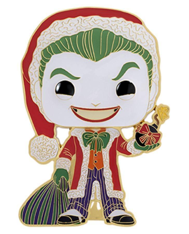 FUNDCCPP0033 DC - Joker Holiday (with chase) 4" Pop! Enamel Pin - Funko - Titan Pop Culture