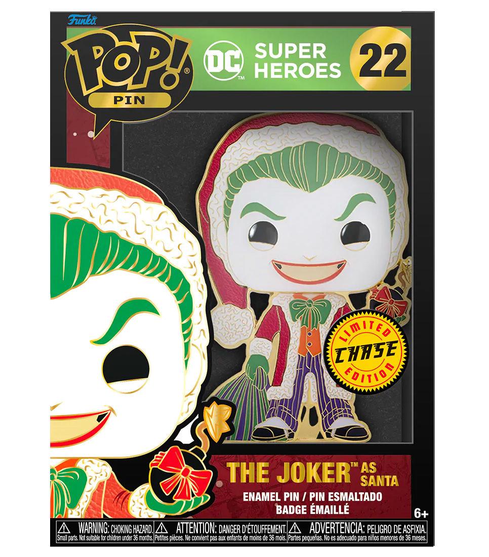 FUNDCCPP0033 DC - Joker Holiday (with chase) 4" Pop! Enamel Pin - Funko - Titan Pop Culture