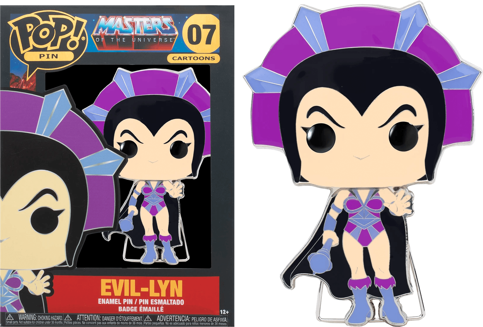 FUNDWPP0002 Masters of the Universe - Evil-Lyn 4" Pop! Enamel Pin - Funko - Titan Pop Culture